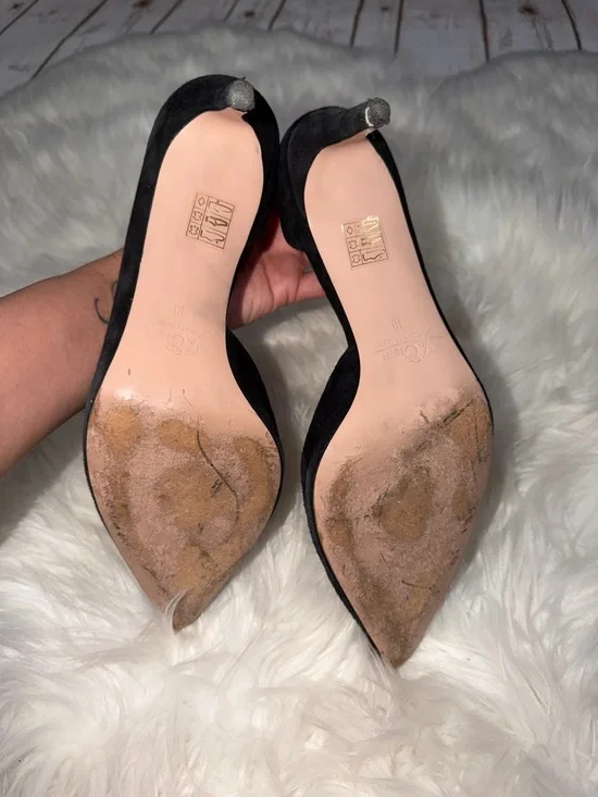 J. Crew Black Lucie Suede Pumps Women’s 10 - Picture 5 of 6